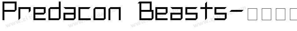 Predacon Beasts字体转换
